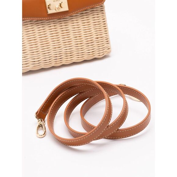 Rodo Women Wicker And Leather Small Handbag - Picture 4 of 6